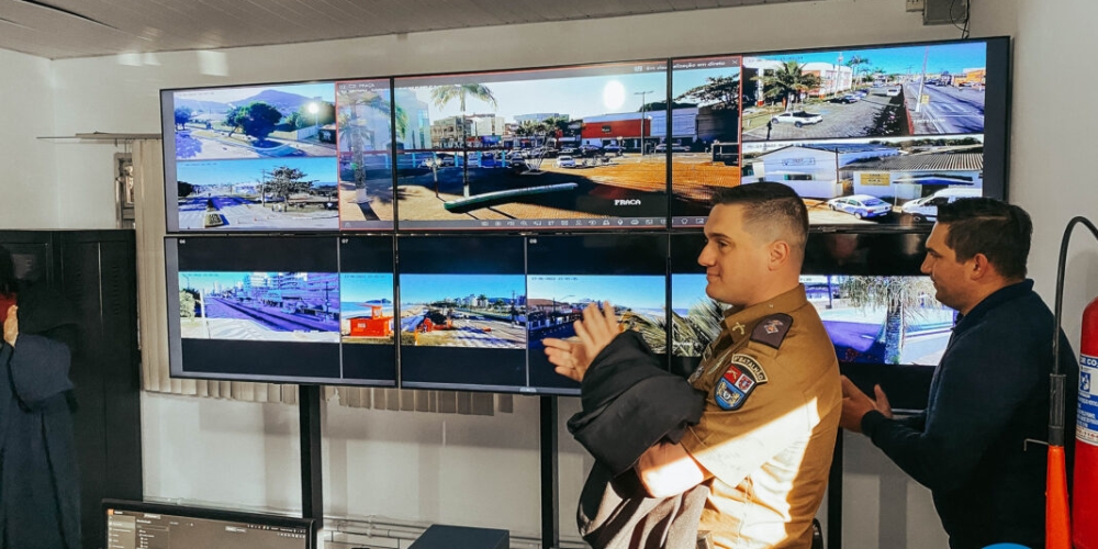 Moradores e comerciantes de Matinhos podem ter suas câmeras de segurança integradas ao Cidade Segura