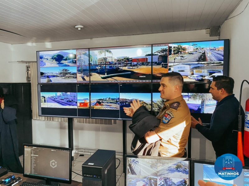 Moradores e comerciantes de Matinhos podem ter suas câmeras de segurança integradas ao Cidade Segura